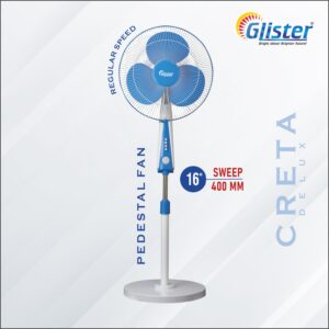 Glister Creta Premium Pedestal Fan - 400mm Sweep